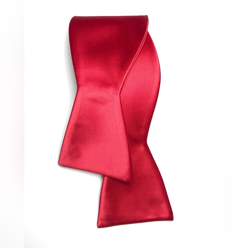 Stafford Vivid Red Bow Adjustable Tie Perfect for Events Parties Holidays